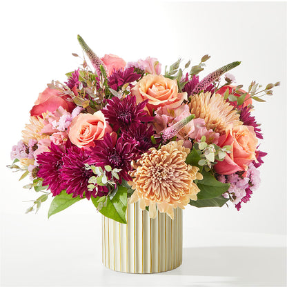 Berry Cobbler Bouquet with Ivory Vase – DW FLORALS & GIFTS OF SANTA FE, Santa Fe TX