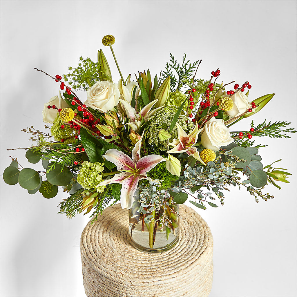Berry & Bright Bouquet – DW FLORALS & GIFTS OF SANTA FE, Santa Fe TX