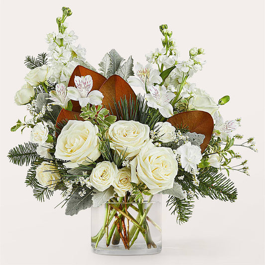 Fresh Snowfall Bouquet – DW FLORALS & GIFTS OF SANTA FE, Santa Fe TX