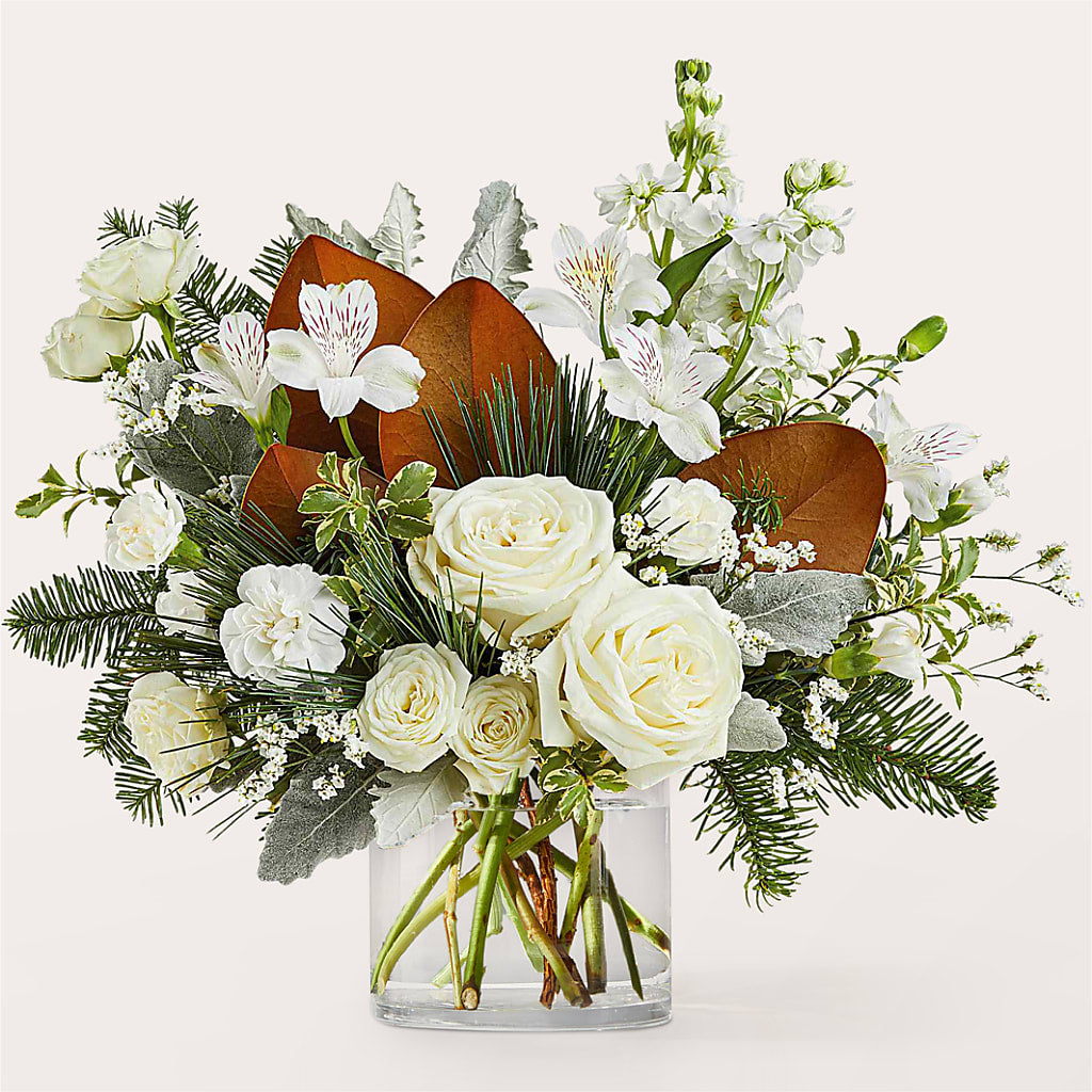 Fresh Snowfall Bouquet – DW FLORALS & GIFTS OF SANTA FE, Santa Fe TX