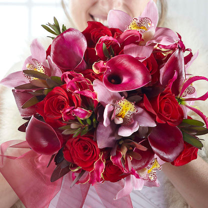 Heart of Hearts Bouquet – DW FLORALS & GIFTS OF SANTA FE, Santa Fe TX